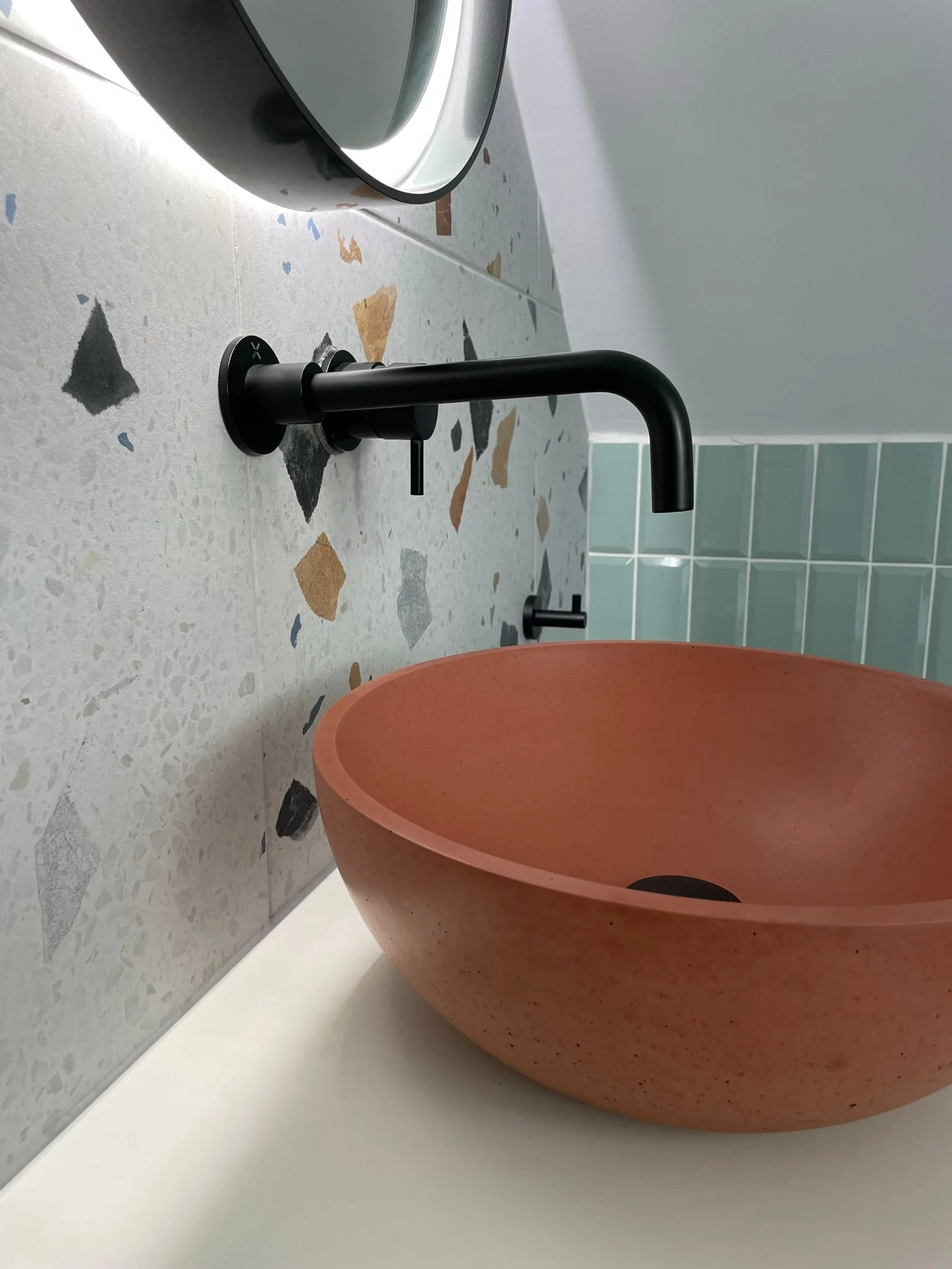 Terrazzo bathroom